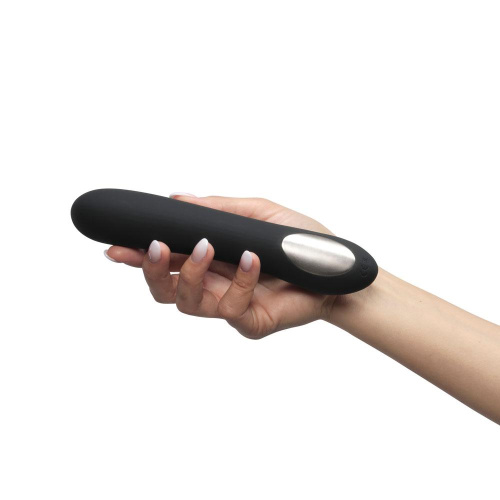 Kiiroo Pearl 2 - Интерактивный вибростимулятор точки G, 20х3.7 см (черный)