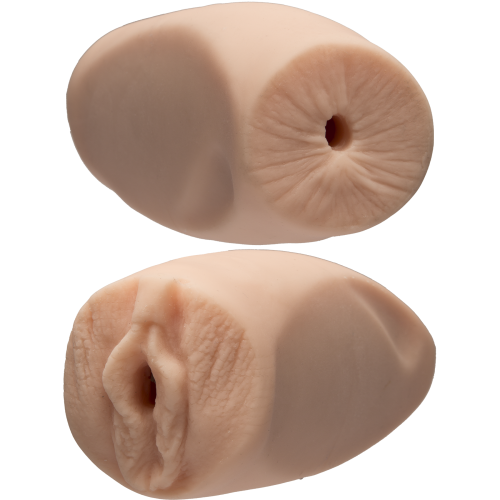 Doc Johnson Dani Daniels / Cherie Deville Ultraskyn - мастурбатор двосторонній, вагіна/попка, 14.7х6.4 см (тілесний) - купити в Україні | Секс шоп SEX-SHOP.ua