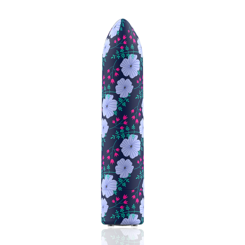 Custom Bullets - Spring - Мощная вибропуля, 6.25х2 см (цветочный принт) - sex-shop.ua