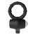 LoveToy Power Clit Cockring - эрекционное кольцо с вибрацией, 2.3 см (чёрный)