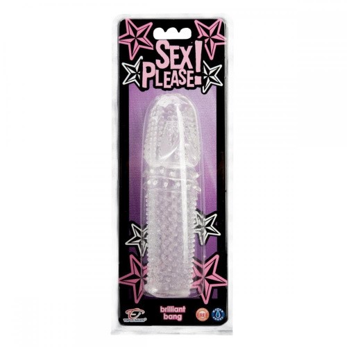 Topco Sales Brilliant Bang Penis Enhancer - Насадка на пенис, 13.34 см (прозрачный) - sex-shop.ua