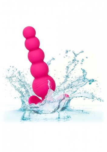 California Exotic Novelties – Cheeky X-5 Anal Beads – Анальний стимулятор, 8.5х2.5 см (рожевий) - купити в Україні | Секс шоп SEX-SHOP.ua