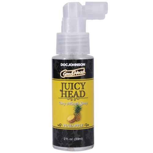 Doc Johnson Goodhead Juicy Head Dry Mouth Spray спрей від сухості у роті для орального сексу зі смаком ананасу, 59 мл - купити в Україні | Секс шоп SEX-SHOP.ua