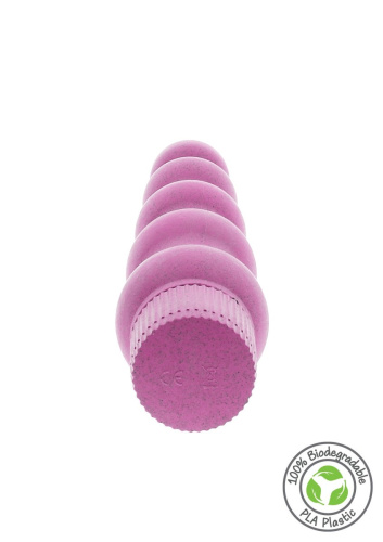 Fuck Green Pink Eco Vibrator - Вибратор, 18 см (розовый) - sex-shop.ua