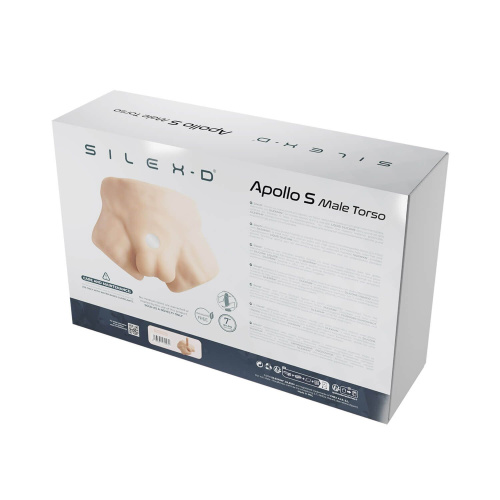 Полуторс с фаллоимитатором SilexD Apollo S Male Torso