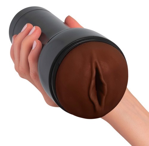 Kiiroo Feel Stroker Dark Brown - Мастурбатор вагина для секс-машины Kiiroo Keon, 22 см