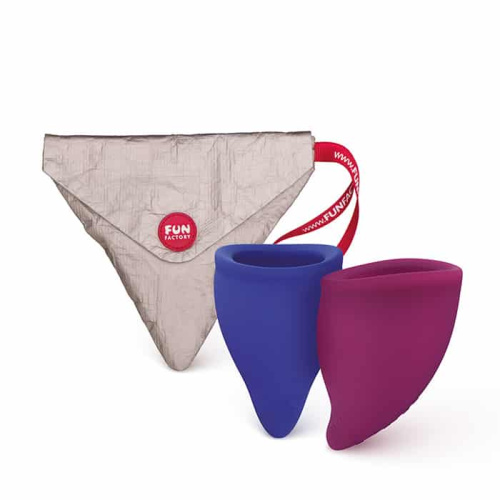 Fun Factory Menstrual Cup - набір менструальних чаш розміру B, 2 шт х 30 мл
