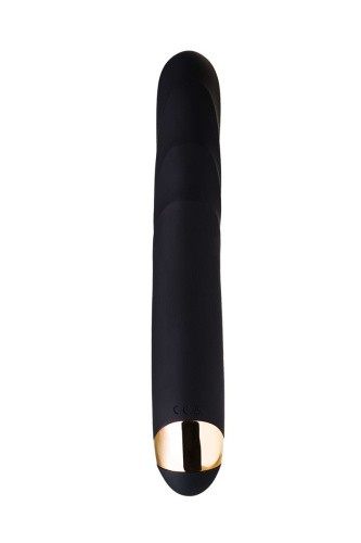 Waname D-Splash Thunder - Вибратор-кролик, 13.5х3.6см (чёрный)