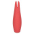 CalExotics Red Hot Flare  - клиторальный вибратор, 11,5х3,25 см