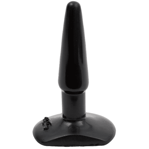 Doc Johnson Classic Butt Plug Smooth Small - Анальна пробка мала 11Х2,5 см (чорний)