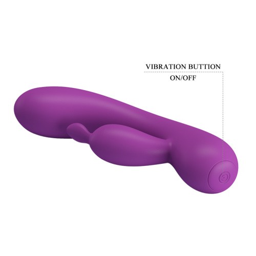 Pretty Love Grace Vibrator Purple - Вибратор с толстой головкой, 16.5х3.7 см (фиолетовый)