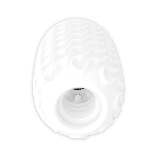 LyBaile Pretty Love Whirl Mystery Venus X Egg - двухсторонний мастурбатор яйцо, 13.1х6.5 см (голубой) - sex-shop.ua