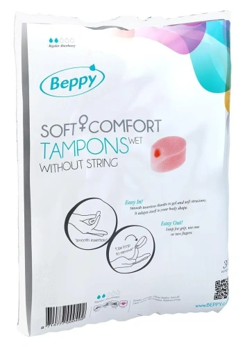Beppy Comfort Tampons Wet - Безнітієві тампони