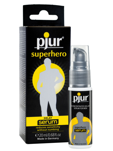 Pjur Superhero Serum - гель для продления полового акта, 20 мл - sex-shop.ua