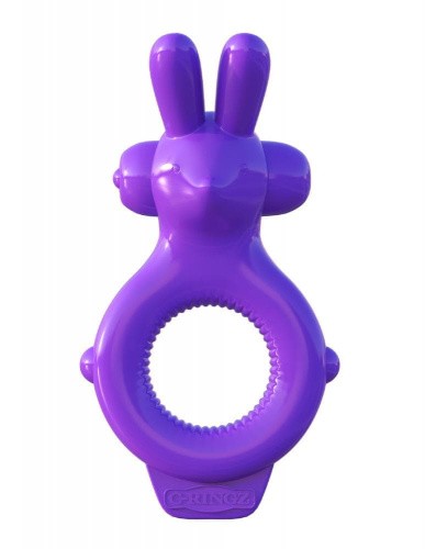 Pipedream Ultimate Rabbit Ring - виброкольцо, 9х2.5 см (фиолетовый)