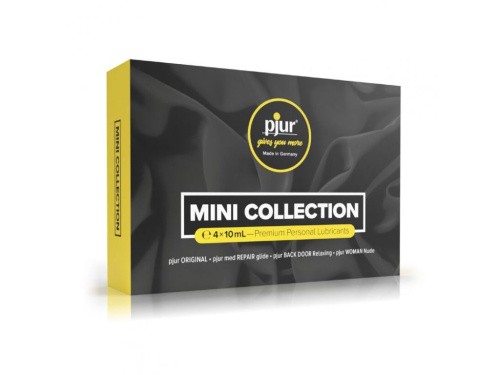 Pjur Mini Collection - Набір лубриканів, 4 x 10 мл - купити в Україні | Секс шоп SEX-SHOP.ua
