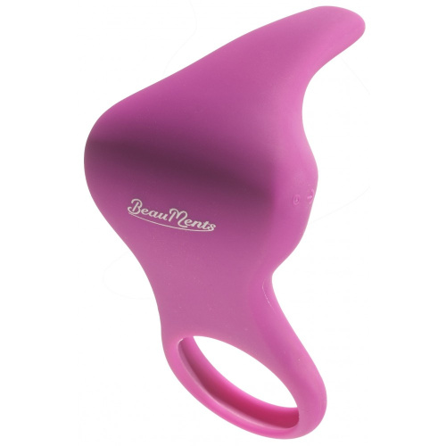 StRubber BeauMents Joyride - виброкольцо, 9.6х3.8 см (фиолетовый) - sex-shop.ua