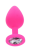 Toy Joy Large Diamond Booty Jewel - Пробка анальная, 9х4 см (розовая)
