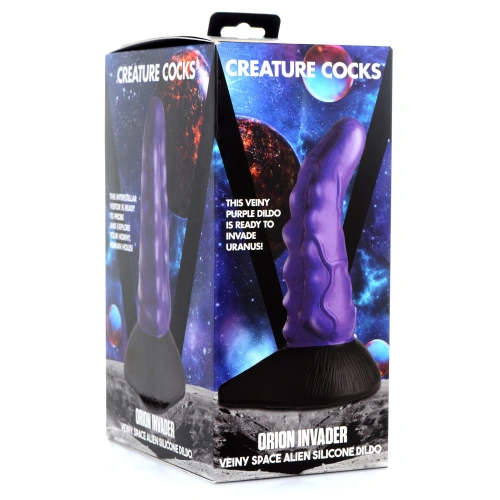 Creature Cocks Orion Invader Alien Silicone Dildo – фантазійний фалоімітатор прибульця, 18.4х5.8 см