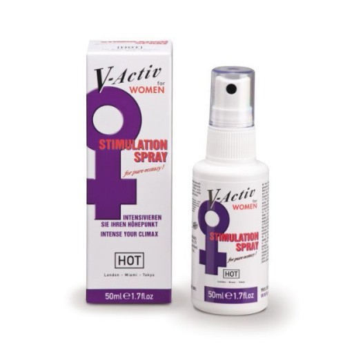 Hot V-Activ - Стимулирующий спрей для женщин, 50 мл. - sex-shop.ua