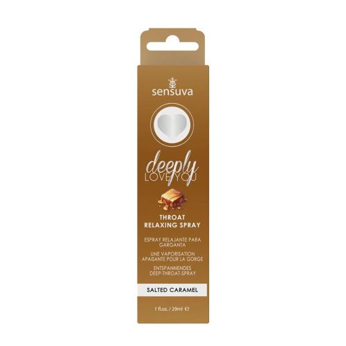 Sensuva - Deeply Love You Salted Caramel - Спрей для глибокого мінету, 29 мл (солона карамель) - купити в Україні | Секс шоп SEX-SHOP.ua