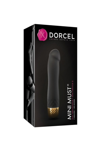 Dorcel Mini Must Gold вибратор для клитора и точки G, 12.5х2.8 см (чёрный) - sex-shop.ua