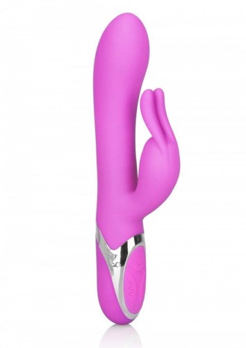 California Exotic Novelties Enchanted Bunny - силиконовый вибратор-кролик, 13.3х3.8 см
