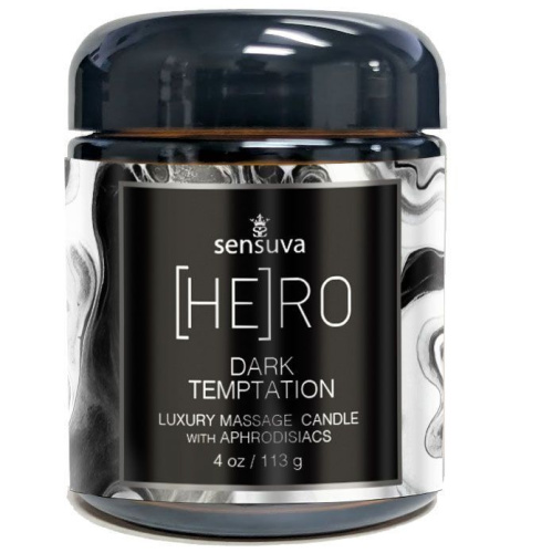 Массажная свеча Sensuva HERO Dark Temptation, 113 мл