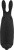 Adrien Lastic Pocket Vibe Rabbit Black - вибропуля со стимулирующими ушками, 8.5х2.3 см (чёрная) - sex-shop.ua