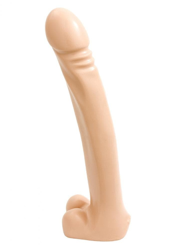 Фаллоимитатор с мошонкой Doc Johnson Destroyer Bendable, 26,5х4,5 см
