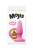 NS Novelties Mojis Plug #SHT Medium - средняя анальная пробка, 8х3,7 см (розовый) - sex-shop.ua
