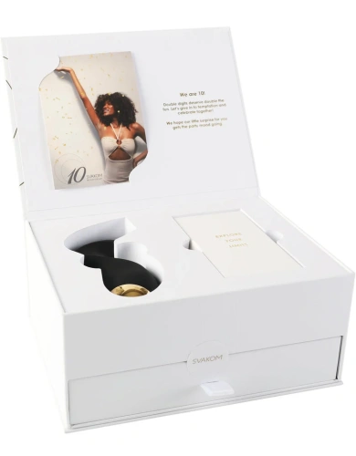 Svakom - Anniversary Box - Подарочный набор: вакуумный стимулятор, ленты, маска, лубрикант, спрей - sex-shop.ua