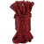 Zalo Bondage Rope Red - Роскошная веревка для Шибари, 10м (красный) - sex-shop.ua