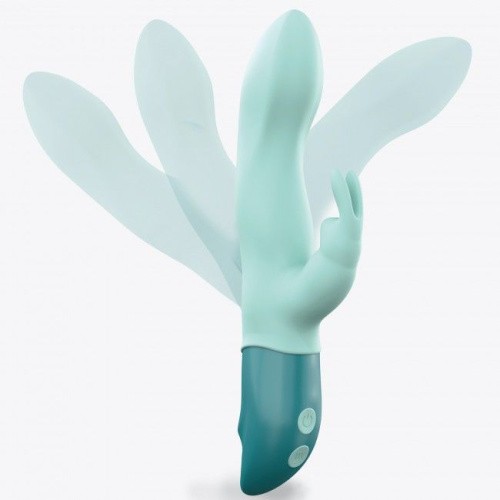 Love To Love Hello Rabbit Menthe - вибратор-кролик с гибким стволом и стимуляцией точки G, 12х4 см (мятный)
