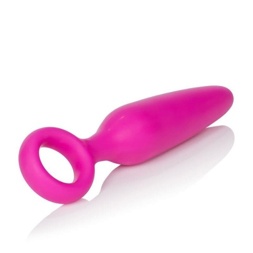 CalExotics Booty Call Booty Glider - Анальная вибро-пробка, 9,5Х2,5 см (розовый) - sex-shop.ua