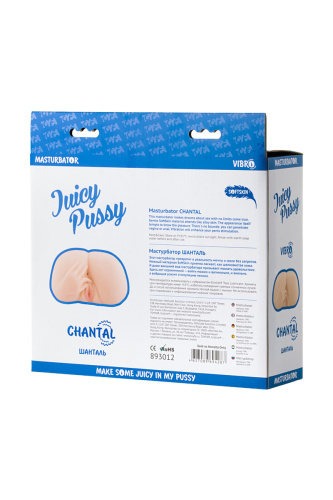 Toyfa Juicy Pussy Chantal - Мастурбатор вагина и анус с вибрацией