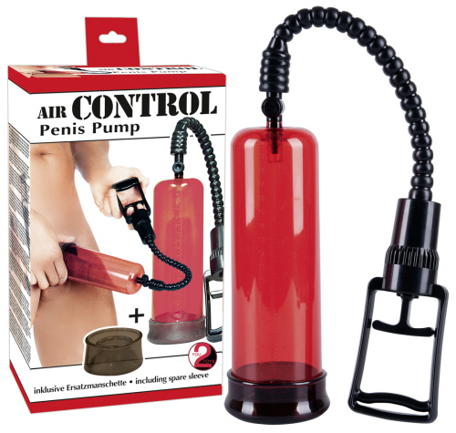 You2Toys Air Control Penis Pump - Вакуумна помпа для збільшення члена, 22х6.5 см