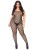Leg Avenue Seamless Crochet - Комбинезон с тонкими бретелями, ХХL (чёрный)