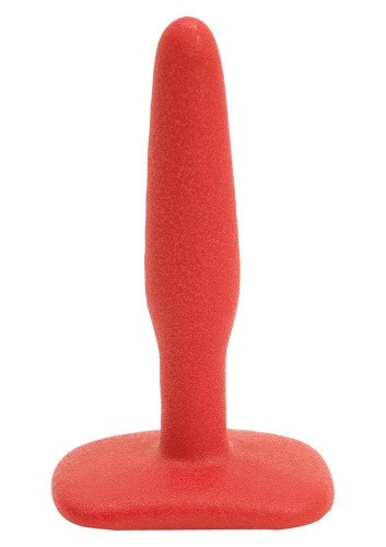 Doc Johnson Butt Plug Non-Skid Slim Small - Анальна пробка, 7х1,7 см (червоний)