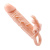 Подовжуюча насадка на пеніс Pretty Love Brave Man Vibro Extension flesh