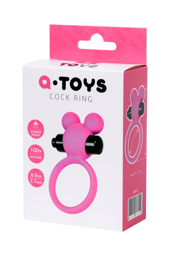 A-Toys By Toyfa - віброкільце, 5х3 см (рожевий)
