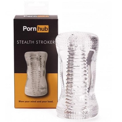 PornHub Stealth Stroker - ребристый мастурбатор, 11 см - sex-shop.ua