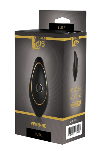 Dream Toys Elite Vivienne Luxxe - Вибратор, 10,5х3,3 см (черный) - sex-shop.ua