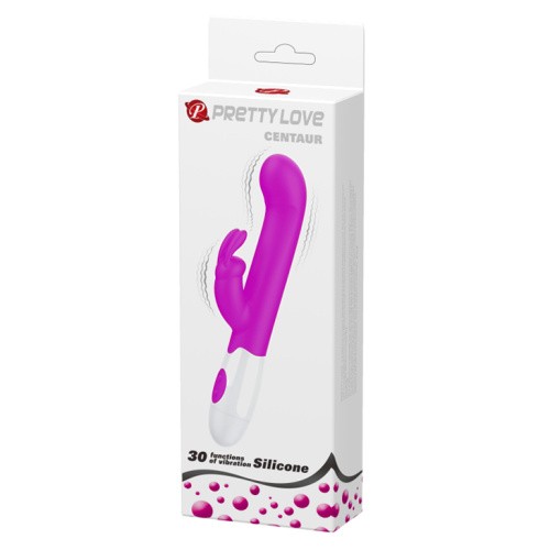 Pretty Love Scentaur Clit Vibrator Purple - Вибратор-кролик с крупной головкой, 20.6х3.2 см (фиолетовый)