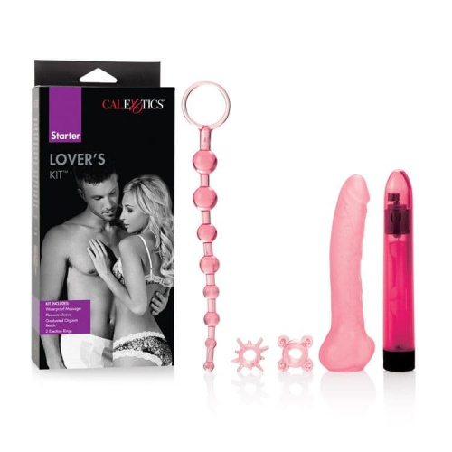 California Exotic Novelties Starter Lover's Kit - Набор стимуляторов с вибрацией (розовый) - sex-shop.ua