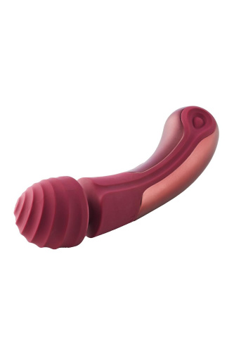 Dream Toys Dinky Curved Wand Jacky O - Вибратор микрофон, 23 см (бордовый)