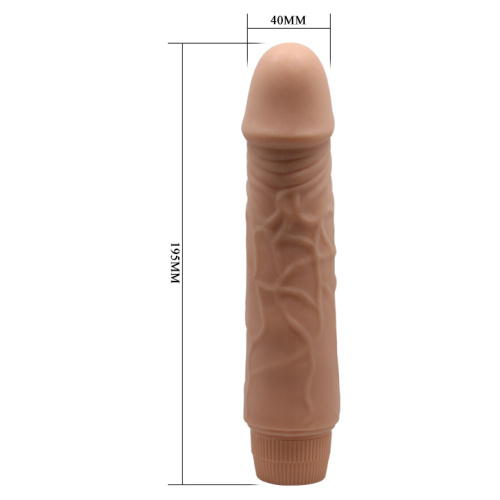 Вибратор Barbara Jeff Vibrator Flesh, 19,5 см