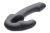 Evoke Rechargeable Vibrating Silicone Strapless Strap On - Безремневой страпон 24.7х4 см (черный) - sex-shop.ua