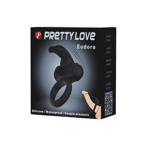 Эрекционное кольцо с вибрацией Pretty Love Eudora Penis Ring