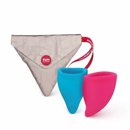 Fun Factory Menstrual Cup - набор менструальных чаш размера А, 2 шт х 20 мл - sex-shop.ua